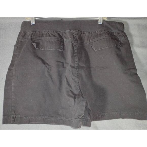 PLANET MOTHERHOOD MATERNITY SHORTS BLACK XL - Picture 2 of 2